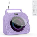 Chenquansarl - lecteur cd bluetooth lecteur cd de bureau avec haut - parleurs lecteur cd enfant supporte ...