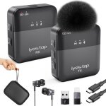 Chenquansarl - micro cravate sans fil pour iphone, usb c smartphone - mini wireless bluetooth microphone ...