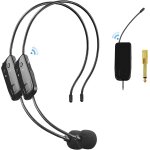 Chenquansarl - micro serre tete sans fil, uhf wireless microphone 2. 4g, transmission sans fil de 50 ...