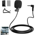 Chenquansarl - microphone micro jack 3, 5 mm, microphone externe de voiture 3, 5 mm pour unit principale ...