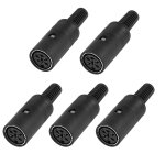 Chenquansarl - midi din femelles coupleur connecteur, pack de 5 connecteurs midi femelles soudées audio ... Chenquansarl - midi din femelles coupleur connecteur, pack de 5 connecteurs midi femelles soudées audio ...