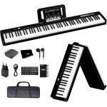Chenquansarl - pliable piano numérique 88 touches avec batterie de 1750mah semi - lestées pédale de sustain ... Chenquansarl - pliable piano numérique 88 touches avec batterie de 1750mah semi - lestées pédale de sustain ...