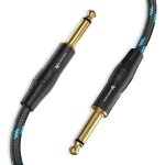 Chenquansarl - prime cble guitare - 3m 6. 35mm vers 6. 35mm stro instruments cble, tress en nylon, ...