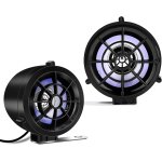 Chenquansarl - radio impermable bluetooth de haut - parleurs de moto, amplificateur intgr, universel ...