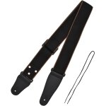Chenquansarl - sangle guitare, sangle de guitare acoustique en coton doux avec cuir artificiel sangle ...