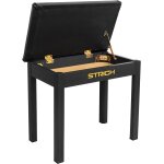 Chenquansarl - spb - 10 banc de piano en bois massif avec coussin rembourr et compartiment de rangement ...