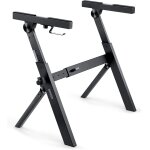 Chenquansarl - support de clavier pliant, support de piano portable robuste de style z, réglable et pliable, ... Chenquansarl - support de clavier pliant, support de piano portable robuste de style z, réglable et pliable, ...