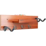 Chenquansarl - support mural en bois pour guitare avec support de médiator et 3 crochets pour guitare ... Chenquansarl - support mural en bois pour guitare avec support de médiator et 3 crochets pour guitare ...