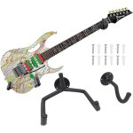 Chenquansarl - support mural de guitare horizontal, inclinaison de suspension de guitare incline, support ...