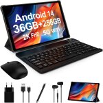Chenquansarl - tablette 10, 3 pouces android 14, octa - core 2. 0 ghz, 2k fhd, 2. 4g + 5g wifi, 36gb ...