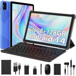 Chenquansarl - tablette 10 pouces android 14 tablette tactile 36go ram + 128go rom(512gb tf) 5g wifi ...