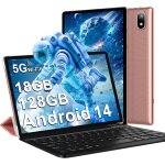 Chenquansarl - tablette android 14 avec 5g wi - fi 6, 18 go ram + 128 go rom(1 to extensible), fhd tablette ...