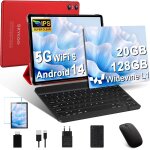 Chenquansarl - tablette android 14 avec 5g wi - fi 6, 20 go ram + 128 go rom (extensible jusqu'a 1 to), ...