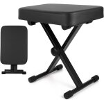 Chenquansarl - tabouret piano reglable en hauteur, cha piano 40 - 45 - 48 - 50cm, stable banquette piano, ...