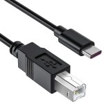Chenquansarl - usb c midi cāble 1m noir, type c vers usb b midi interface cāble compatible avec samsung, ... Chenquansarl - usb c midi cāble 1m noir, type c vers usb b midi interface cāble compatible avec samsung, ...