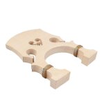 Chevalet de contrebasse rglable en bois derable pour contrebasse de taille 4 / 4