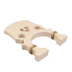 Chevalet de contrebasse rglable de taille 4 / 4 - bois derable