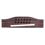 Chevalet de guitare acoustique en palissandre a 12 cordes