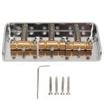 Chevalet de guitare en alliage d'aluminium haute rsistance, chargement par le haut, pontet a sillet ...