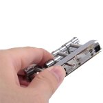 Chevalet de guitare basse hardtail a 4 cordes pour basse de pr�cision de style pb jazz, chrome