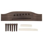 Chevalet de guitare en bois de remplacement cow bone nut saddle set accessoires d'instrument de musique ...