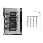 Chevalet de guitare electrique 4 cordes en m�tal fixe semi - rigide selle accessoires d'instrument de ...