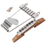 Chevalet de guitare electrique base r�glable en palissandre ensemble de cordier de pont pour accessoires ...