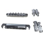 Chevalet de guitare electrique, standard 6 string taille lp guitar bridge full set bridge tail stud zinc ...