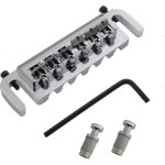 Chevalet de guitare electrique style queue de cochon r�glable pont enveloppant chrom� adapt� au style ...