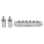 Chevalet de guitare electrique tune - o - matic electric roller saddle bridge lp argent fabriqu en ...