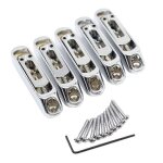 Chevalet de guitare sadlles single individual bridge saddles cordier set pour 5 cordes guitare electrique ...