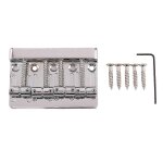 Chevalet rigide 4 cordes pour precision jazz bass chrome 201b - 4 badass Chevalet rigide 4 cordes pour precision jazz bass chrome 201b - 4 badass
