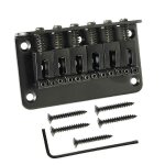 Chevalet de selles de guitare a 6 cordes avec vis chevalet de guitare chromé de remplacement pour accessoires, ... Chevalet de selles de guitare a 6 cordes avec vis chevalet de guitare chromé de remplacement pour accessoires, ...