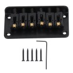 Chevalet de selle semi - rigide 6 cordes 78mm en alliage de zinc cuivre chevalet de guitare electrique ...