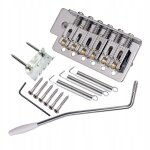 Chevalet tremolo en métal avec sillet pour guitare electrique et argent Chevalet tremolo en métal avec sillet pour guitare electrique et argent