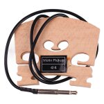 Chevalet de violon en bois 4 / 4 avec micro pizo mont a l'intrieur chevalet en erable de violon haute ...