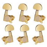Chevilles de r�glage pour cordes de guitare, 6 pi�ces, boutons de t�te de machine, touches de r�glage ...