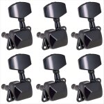Chevilles de rglage de cordes de guitare, 6 pices, ttes de machine semi - fermes pour guitare electrique ...