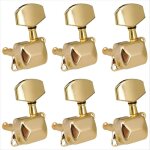 Chevilles de rglage de cordes de guitare, 6 pices, ttes de machine semi - fermes pour guitare electrique ...