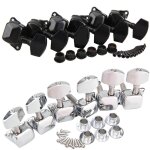Chevilles de rglage semi - fermes pour guitare acoustique, 2 couleurs, chrome, 3x3, accessoires de ...