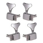 Chevilles de r�glage semi - ferm�es en m�tal 2l2r, t�tes de machine pour remplacement de guitare basse ...