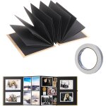 Chicslick - album photo diy a personnal r - 18 pages (21x15 cm) livre souvenir pliable pour photos et ...