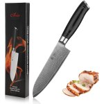 Chicslick - couteau santoku en acier damas i lame de 17 cm en acier damassé a 67 couches avec noyau vg10 ... Chicslick - couteau santoku en acier damas i lame de 17 cm en acier damassé a 67 couches avec noyau vg10 ...