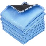 Chiffons de nettoyage en microfibre - paquet de 5 - nettoyage double face - microfibre et daim pour smartphone ...