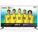 Chiq u43h7a, 43 pouces(108cm), android 9. 0, smart tv, uhd, 4k, wifi, bluetooth, google assistant, netflix, ...