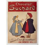 Chocolat suchard - 2 enfants - 50x70cm