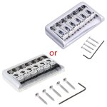 Chrome guitare electrique hardtail top load bridge 6 cordes fixe hard tail parts