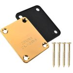 Chrome plaque de manche de guitare electrique plaque de cou fix tl manche de guitare electrique joint ...