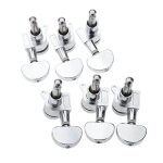 Chrome silver lock guitar tuning pegs tuning heads 3r 3l pour guitare acoustique electrique