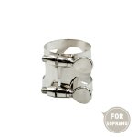 Chrome soprano - look new sax saxophone mouthpiece ligature clip climp durable fastener cap for sax saxophone ... Chrome soprano - look new sax saxophone mouthpiece ligature clip climp durable fastener cap for sax saxophone ...